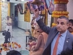 Israeli Consul General Kobbi Shoshani at Ram Mandir in Mumbai. Israeli Consul General Kobbi Shoshani at Ram Mandir in Mumbai.