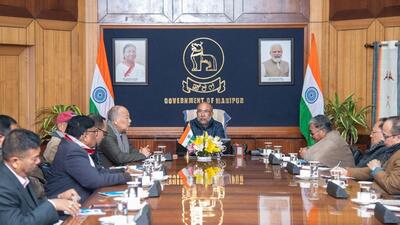 CM Singh said constructive discussions were held, reflecting a united commitment to navigate challenges. (Manipur CM N Biren Singh) CM Singh said constructive discussions were held, reflecting a united commitment to navigate challenges. (Manipur CM N Biren Singh)