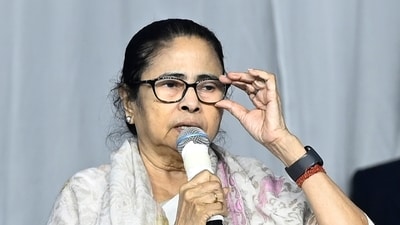 TMC leader and Chief Minister of West Bengal Mamata Banerjee. (HT photo/Samir Jana)