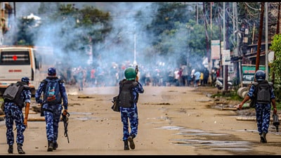 Manipur has been in the throes of ethnic violence between the majority Meitei community and the tribal Kukis since May 3 last year. (PTI)
