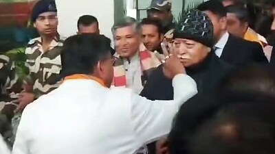 The invitees who arrived early this morning included RSS chief Mohan Bhagwat, Anupam Kher, Kailash Kher, Jubin Nautiyal, Prasson Joshi, Manoj Joshi, Sachin Tendulkar, Amitabh Bachchan, Abhishek Bachchan, Ravishankar Prasad and Anil Ambani. (ANI) The invitees who arrived early this morning included RSS chief Mohan Bhagwat, Anupam Kher, Kailash Kher, Jubin Nautiyal, Prasson Joshi, Manoj Joshi, Sachin Tendulkar, Amitabh Bachchan, Abhishek Bachchan, Ravishankar Prasad and Anil Ambani. (ANI)