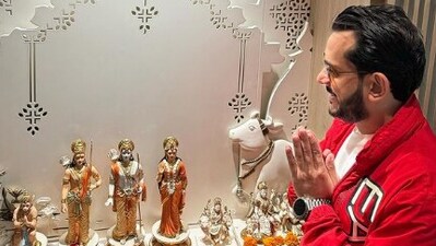 Aman Gupta on Ram Mandir consecration ceremony day (Instagram) Aman Gupta on Ram Mandir consecration ceremony day (Instagram)
