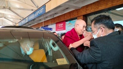 Tibetan spiritual leader Dalai Lama left his official residence in Dharamshala on December 9 to visit Sikkim after over a decade. He then visited West Bengal followed by Bodh Gaya in Bihar where he arrived on December 16. (HT)