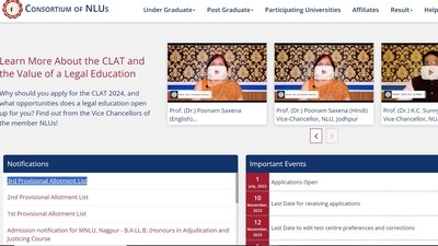 CLAT 2024 third provisional allocation list released CLAT 2024 third provisional allocation list released