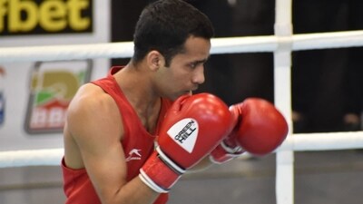 Bhoria has been picked ahead of Tokyo Olympian Amit Panghal after an evaluation process by the high-performance unit (File) Bhoria has been picked ahead of Tokyo Olympian Amit Panghal after an evaluation process by the high-performance unit (File)