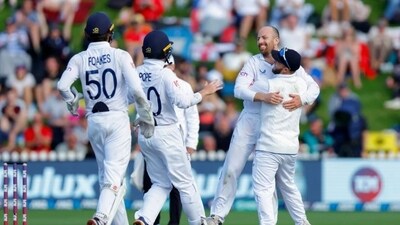 Jack Leach appears to be leading a slow bowling attack thin on experience for the five-Test series (Getty Images)