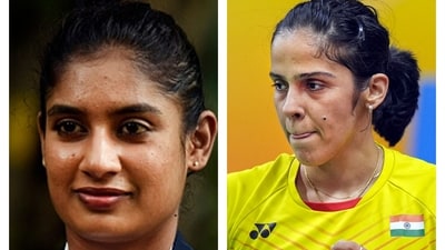 Mithali Raj and Saina Nehwal Mithali Raj and Saina Nehwal