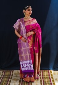 The Ramavali shawl by Delhi-based handloom revivalist Ajay Bhoj, featuring real gold and silver Banarasi zari work and ‘Shri Ram, Jai Ram, Jai Jai Ram’ written over 1,000 times, was inspired by a 180-year-old legacy piece The Ramavali shawl by Delhi-based handloom revivalist Ajay Bhoj, featuring real gold and silver Banarasi zari work and ‘Shri Ram, Jai Ram, Jai Jai Ram’ written over 1,000 times, was inspired by a 180-year-old legacy piece