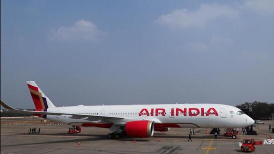 The A350 is part of the 470 new aircraft order that Air India placed in February last year. (Reuters photo)