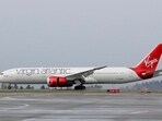 A Virgin Atlantic flight was cancelled after a passenger found missing bolts. A Virgin Atlantic flight was cancelled after a passenger found missing bolts.