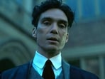 Cillian Murphy in a still from Oppenheimer.
