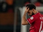 Egypt's Mohamed Salah leaves the field after sustaining an injury Egypt's Mohamed Salah leaves the field after sustaining an injury