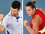 Novak Djokovic and Aryna Sabalenka Novak Djokovic and Aryna Sabalenka