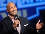 Actor and former WWE Superstar Dwayne 
