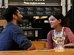 Aditya Roy Kapur and Ananya Panday at a restaurant in Lisbon. 