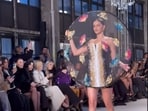 Ananya Panday markes her debut at Paris couture Fashion week for Rahul Mishra.