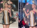 Ananya Panday debuts at Paris Haute Couture Week in Rahul Mishra. 