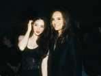 Han So-hee and Natalie Portman at Paris Fashion Week.