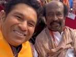 Sachin Tendulkar and Rajinikanth at Ayodhya Ram Mandir inauguration. Sachin Tendulkar and Rajinikanth at Ayodhya Ram Mandir inauguration.