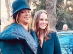 Rihanna and Natalie Portman spotted outside the Christian Dior show in Paris. 