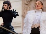 Zendaya and Jennifer Lopez at Schiaparelli Haute Couture show in Paris. Zendaya and Jennifer Lopez at Schiaparelli Haute Couture show in Paris.
