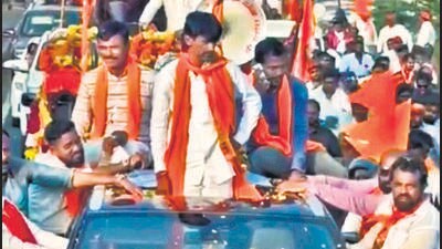 Jarange-Patil “open to talks” but will still converge on Mumbai Jarange-Patil “open to talks” but will still converge on Mumbai