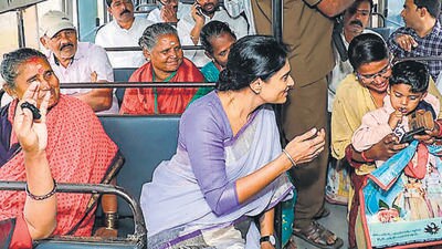 Andhra Pradesh Congress Committee president YS Sharmila kick-started her nine-day tour of the state from Ichchapuram in Srikakulam district. (PTI) Andhra Pradesh Congress Committee president YS Sharmila kick-started her nine-day tour of the state from Ichchapuram in Srikakulam district. (PTI)