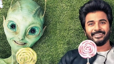 Sivakarthikeyan in a still from Ayalaan