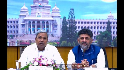 CM Siddaramaiah (L) and deputy CM DK Shivakumar have opposed the list sent by the central party leaders for the appointments. (ANI) CM Siddaramaiah (L) and deputy CM DK Shivakumar have opposed the list sent by the central party leaders for the appointments. (ANI)