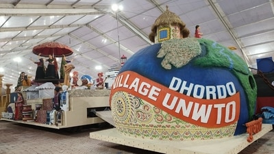 Dhordo takes center stage in showcasing the unique blend of tradition, tourism, and technology that defines the essence of a 'Developed India.' Dhordo takes center stage in showcasing the unique blend of tradition, tourism, and technology that defines the essence of a 'Developed India.'