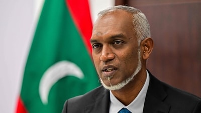 Maldives president Mohammed Muizzu ( AFP)