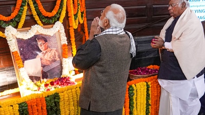 "Greetings to the people of India on Parakram Diwas. Today on his Jayanti, we honour the life and courage of Netaji Subhas Chandra Bose. His unwavering dedication to our nation's freedom continues to inspire," wrote PM Modi on X. (PTI) "Greetings to the people of India on Parakram Diwas. Today on his Jayanti, we honour the life and courage of Netaji Subhas Chandra Bose. His unwavering dedication to our nation's freedom continues to inspire," wrote PM Modi on X. (PTI)
