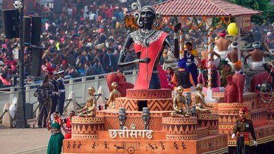 Chhattisgarh tableau will reflect female dominance in tribal communities of Bastar. (PTI) Chhattisgarh tableau will reflect female dominance in tribal communities of Bastar. (PTI)