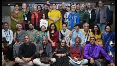 Poets from across the globe at The Mumbai Poetry Festival 2024 (Sagar Bhor) Poets from across the globe at The Mumbai Poetry Festival 2024 (Sagar Bhor)