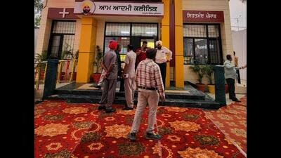 The Centre had stopped NHM funds to Punjab in February 2023, claiming that the Mann government was branding centrally sponsored health and wellness schemes as AACs. (HT File)