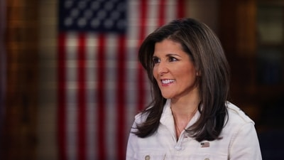 Republican presidential candidate and former U.S. Ambassador to the United Nations Nikki Haley (REUTERS)