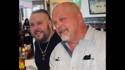 Pawn Stars lead Rick Harrison tore into the border crisis after it was revealed that his son, Adam Harrison, died from a fentanyl overdose (rick_harrison/Instagram) Pawn Stars lead Rick Harrison tore into the border crisis after it was revealed that his son, Adam Harrison, died from a fentanyl overdose (rick_harrison/Instagram)