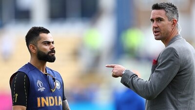 Virat Kohli and Kevin Pietersen (Getty) Virat Kohli and Kevin Pietersen (Getty)