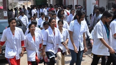 The concept of seat leaving bond, a common practice for medical students especially PG students, was started to secure commitment, discourage abrupt resignations, and address the issue of seat blocking and wastage of medical seats. (HT File Photo)