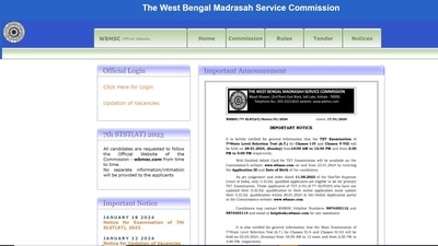 WBMSC TET admit card 2024: Steps to download WBMSC TET admit card 2024: Steps to download