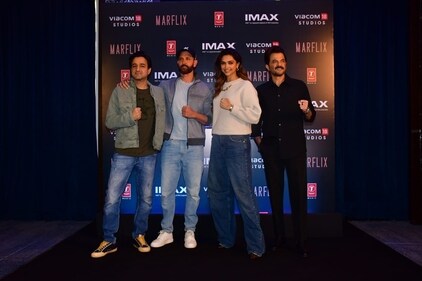Fighter team promotes film. Fighter team promotes film.