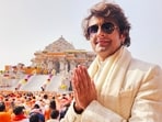 Sonu Nigam at Ram Mandir Sonu Nigam at Ram Mandir