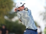 Nick Dunlap of the United States hits a tee shot on the 18th hole during the final round of The American Express at Pete Dye Stadium Course Nick Dunlap of the United States hits a tee shot on the 18th hole during the final round of The American Express at Pete Dye Stadium Course