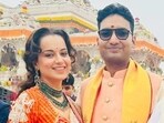 Kangana Ranaut requests media to stop linking her to new men every day. She was seen with Nishant Pitti in Ayodhya. Kangana Ranaut requests media to stop linking her to new men every day. She was seen with Nishant Pitti in Ayodhya.