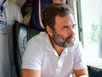 Congress leader Rahul Gandhi during the 'Bharat Jodo Nyay Yatra', in Bongaigaon district, Assam.