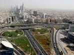 A general view of Riyadh city in Saudi Arabia. A general view of Riyadh city in Saudi Arabia.