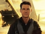 Tom Cruise in a still from the 2022 film Top Gun: Maverick.