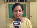 Vijetha, wife of Arun Yogiraj, the sculptor of the Ram Lalla idol.