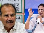 WB Cong president Adhir Ranjan Chowdhury (lef) and WB chief minister Mamata Banerjee (right) (File Photo) WB Cong president Adhir Ranjan Chowdhury (lef) and WB chief minister Mamata Banerjee (right) (File Photo)