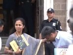Rohit Pawar touched Supriya Sule's feet before entering the ED office. 